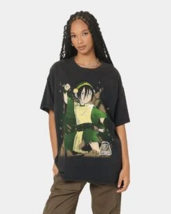 Goat Crew X Avatar: The Last Airbender Earth Elements Vintage T-Shirt Black Wash