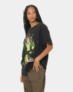 Goat Crew X Avatar: The Last Airbender Earth Elements Vintage T-Shirt Black Wash -Culture Kings 02038483 YB295 womens 0060