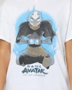 Goat Crew X Avatar: The Last Airbender Vintage T-Shirt White -Culture Kings 02038487 YW100 womens 0030