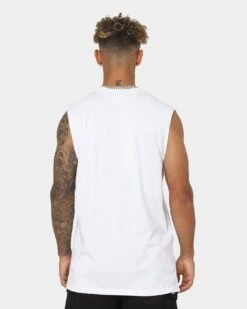 Carre Communaute Muscle T-Shirt White -Culture Kings 02038604 YW100 mens 0040