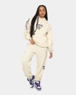 Mitchell & Ness Los Angeles Lakers Anniversary Hoodie Khaki -Culture Kings 02038679 YK001 womens 0030