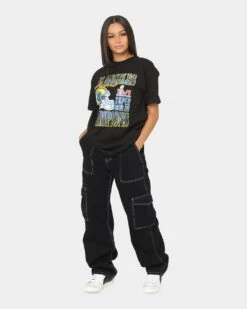 Majestic Athletic Los Angeles Rams Helmet Champion T-Shirt Black -Culture Kings 02038869 YB001 womens 00020