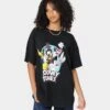 Goat Crew X Looney Tunes Group Vintage T-Shirt Black Wash -Culture Kings 02039063 YB295 womens 0010