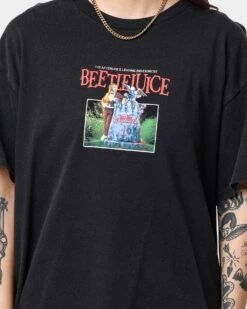 American Thrift X Beetlejuice Here Lies Vintage T-Shirt Vintage Black 11 American Thrift X Beetlejuice Here Lies Vintage T-Shirt Vintage Black -Culture Kings 02039107 YV009 womens 0030