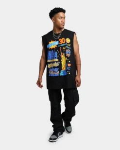 Goat Crew State Of Mind Muscle T-Shirt Black -Culture Kings 02039135 YB001 mens 0030