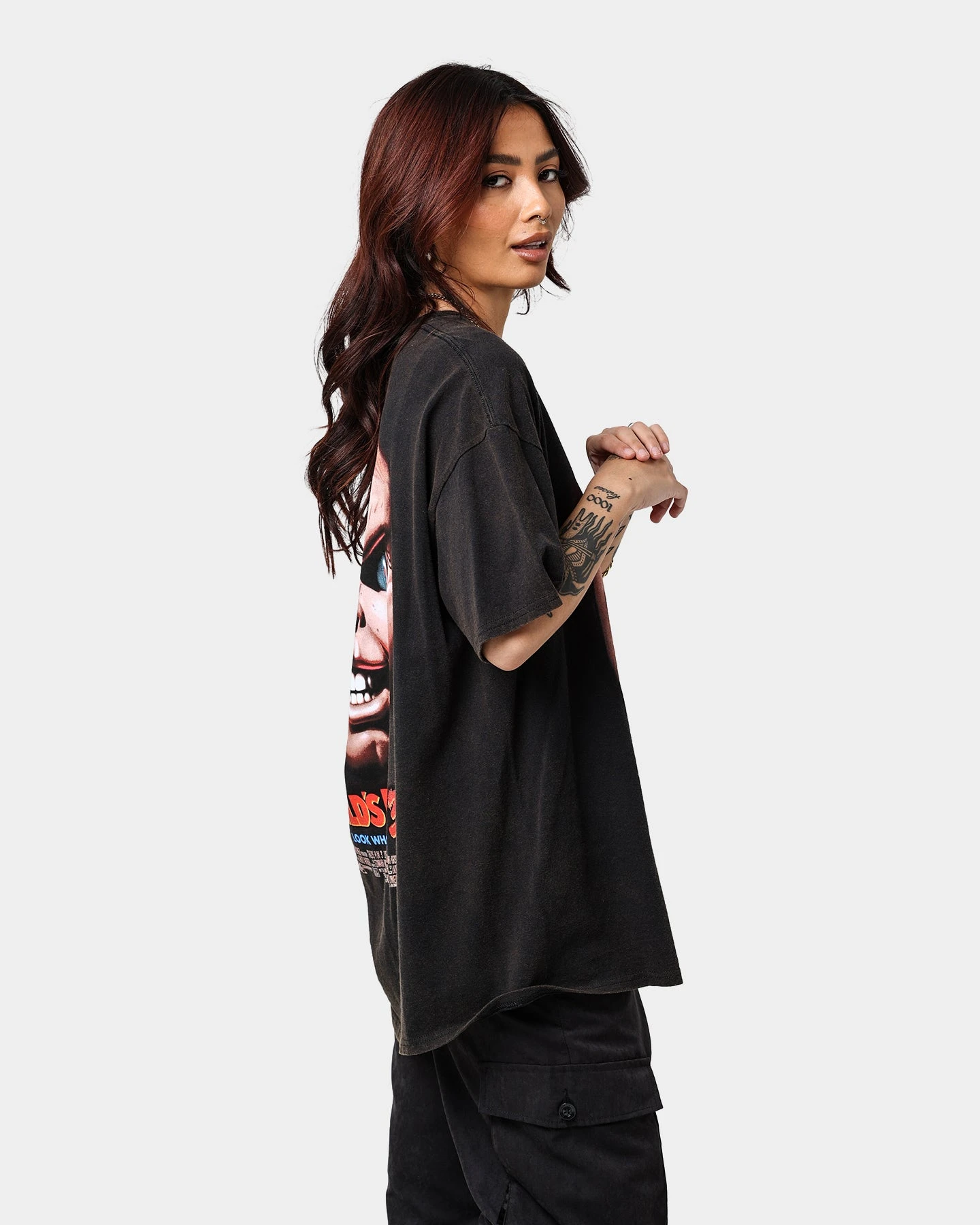 American Thrift X Child's Play 3 Child's Play 3 Vintage T-Shirt Black Wash 7 American Thrift X Child's Play 3 Child's Play 3 Vintage T-Shirt Black Wash - Image 5