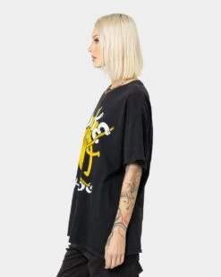 American Thrift X Adventure Time Jake The Dog Vintage T-Shirt Black Wash -Culture Kings 02039497 YB295 womens 0070