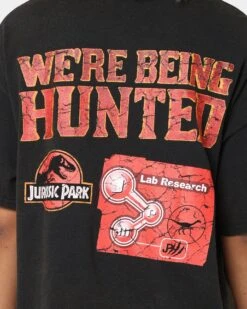 American Thrift X Jurassic Park Mega Mayhem Vintage T-Shirt Black Wash -Culture Kings 02039504 YB295 womens 0050