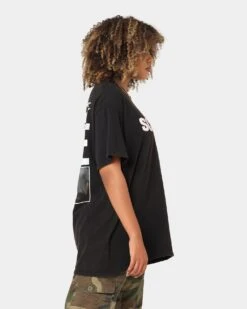 American Thrift X Old School Old School Vintage T-Shirt Black Wash -Culture Kings 02039505 YB295 womens 0060