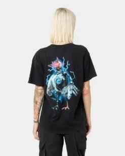 American Thrift Robot Chicken Vintage T-Shirt Black Wash -Culture Kings 02039509 YB295 womens 0070