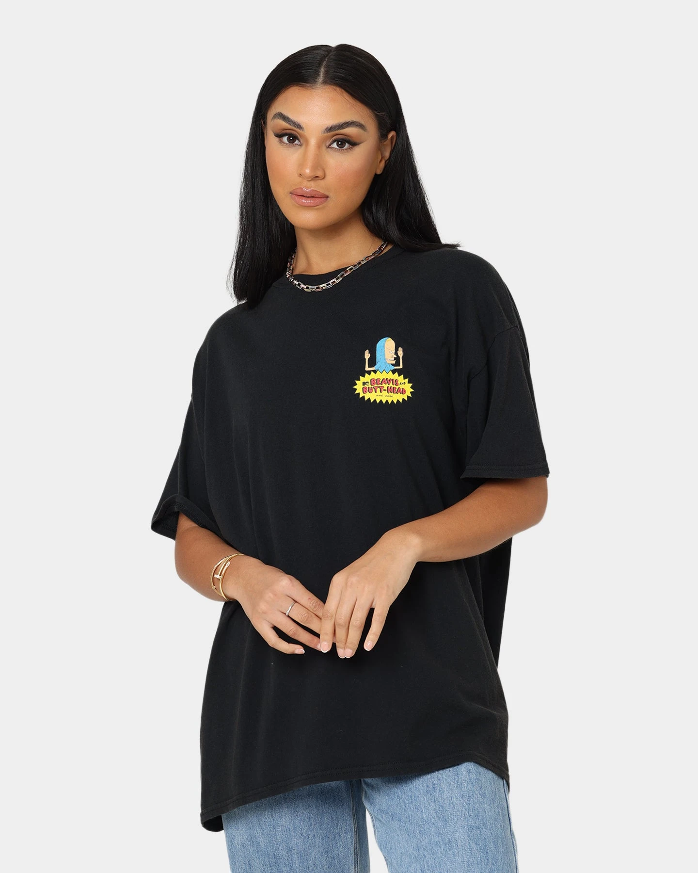 American Thrift American Thrift X Beavis & Butthead Cornholio Vintage T-Shirt Black Wash 4 American Thrift American Thrift X Beavis & Butthead Cornholio Vintage T-Shirt Black Wash - Image 2