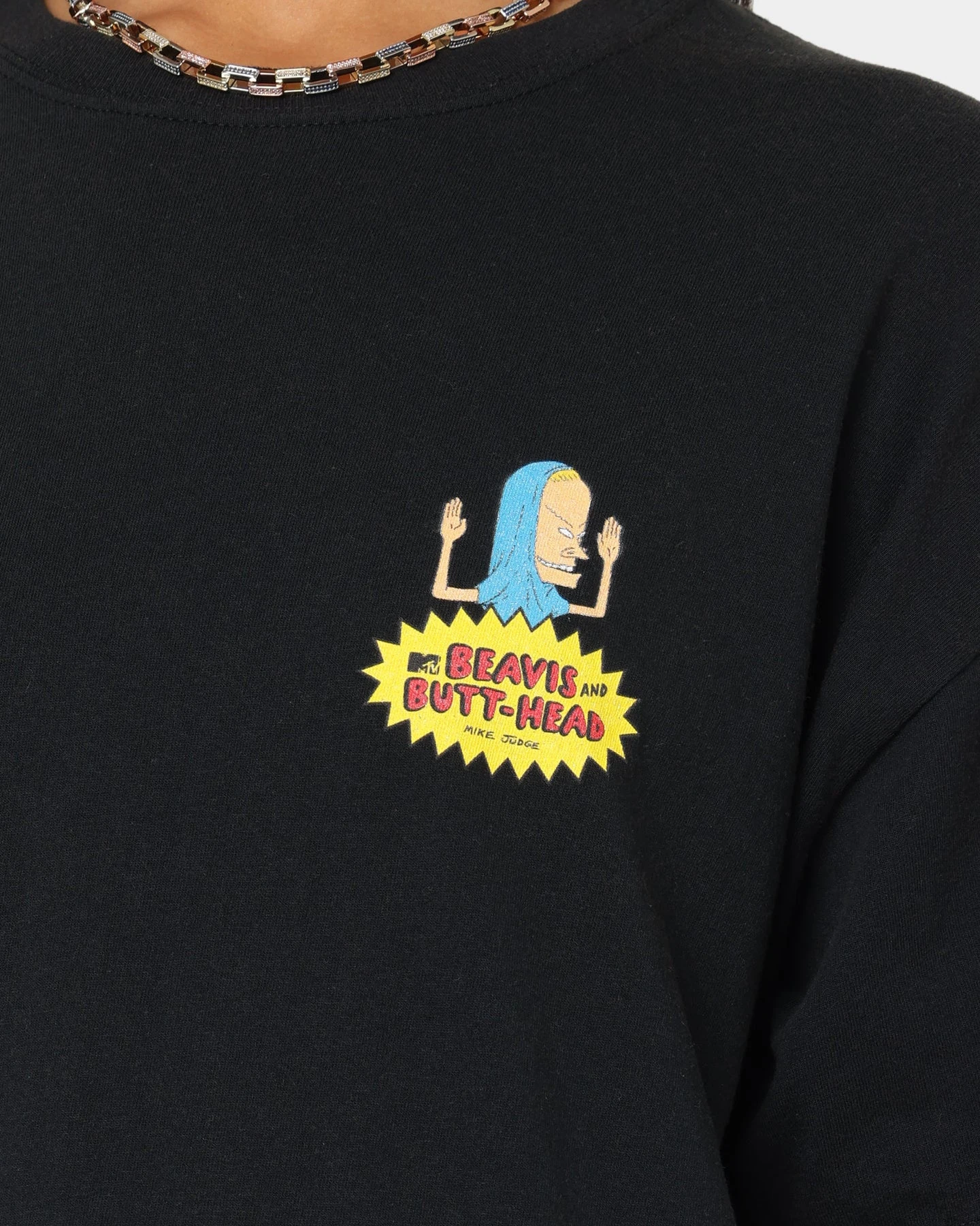 American Thrift American Thrift X Beavis & Butthead Cornholio Vintage T-Shirt Black Wash 6 American Thrift American Thrift X Beavis & Butthead Cornholio Vintage T-Shirt Black Wash - Image 4