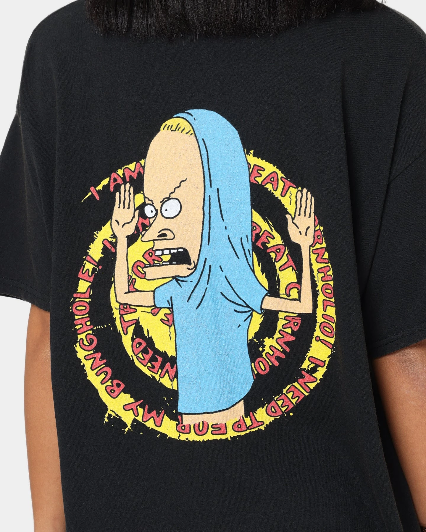 American Thrift American Thrift X Beavis & Butthead Cornholio Vintage T-Shirt Black Wash 7 American Thrift American Thrift X Beavis & Butthead Cornholio Vintage T-Shirt Black Wash - Image 5