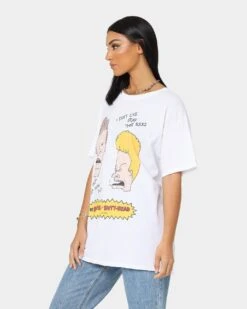 American Thrift American Thrift X Beavis & Butthead Stuff Sucks T-Shirt White -Culture Kings 02039812 YW100 womens 0060 50023d10 cb6b 438a 9c68 6c588b90244b