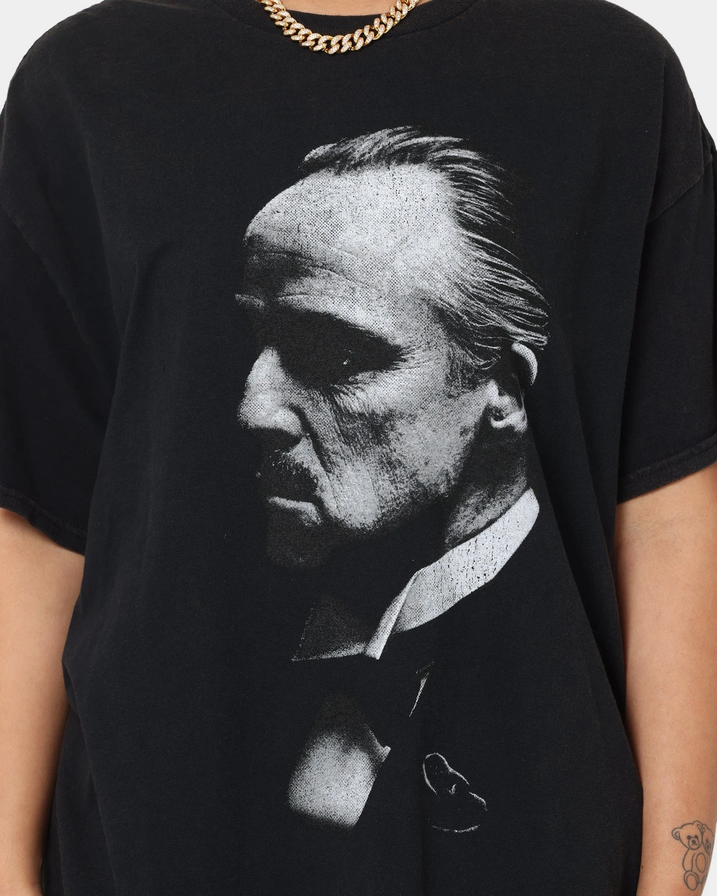 American Thrift X The Godfather The Don Vintage T-Shirt Black Wash 6 American Thrift X The Godfather The Don Vintage T-Shirt Black Wash - Image 4