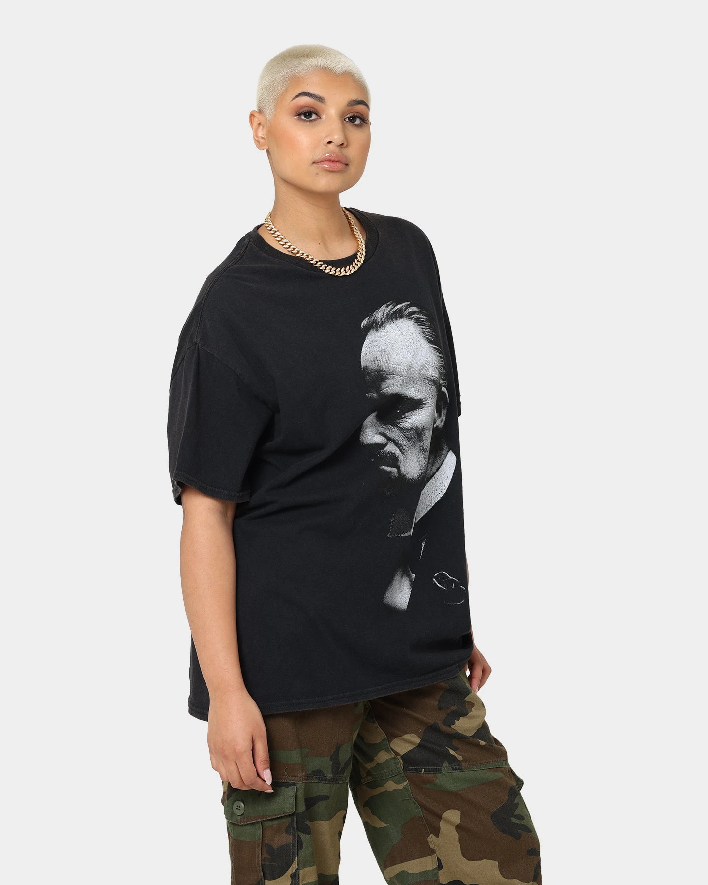 American Thrift X The Godfather The Don Vintage T-Shirt Black Wash 8 American Thrift X The Godfather The Don Vintage T-Shirt Black Wash - Image 6