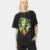 American Thrift X Samurai Jack Aku T-Shirt Black Wash -Culture Kings 02040004 YB295 womens 0010