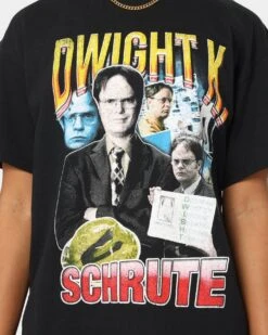 American Thrift X The Office Dwight Vintage T-Shirt Black -Culture Kings 02040061 YB001 womens 0030
