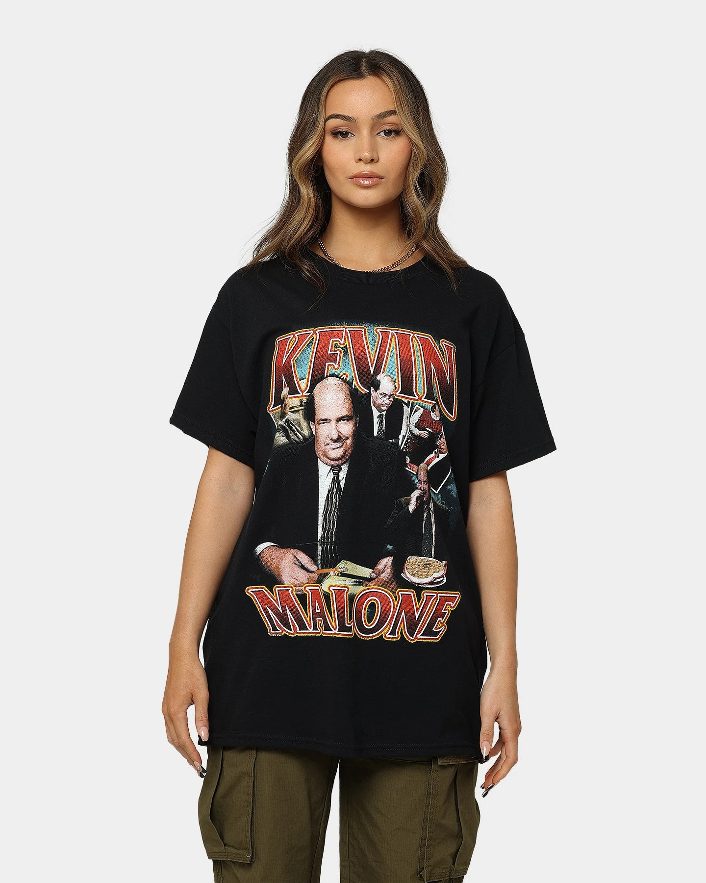 American Thrift X The Office Kevin Malone Vintage T-Shirt Black 5 American Thrift X The Office Kevin Malone Vintage T-Shirt Black - Image 3