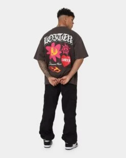 Loiter Euphoria T-Shirt Charcoal -Culture Kings 02040071 YC300 mens 0030