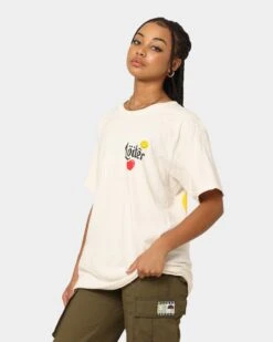 Loiter X Smiley Live Laugh Loiter T-Shirt Off White 14 Loiter X Smiley Live Laugh Loiter T-Shirt Off White -Culture Kings 02040174 YO007 womens 0060