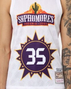 Mitchell & Ness Phoenix Suns Sophomores Kevin Durant #35 Swingman Jersey White -Culture Kings 02040319 YW100 mens 0040