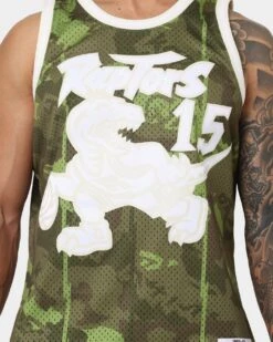Mitchell & Ness Vince Carter Toronto Raptors '98-'99 Camo Swing Jersey Green Camo -Culture Kings 02040351 YG660 mens 0040
