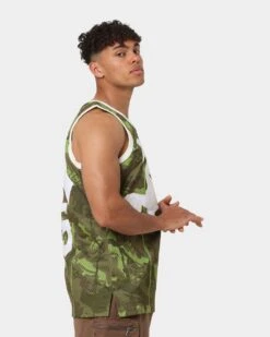 Mitchell & Ness Vince Carter Toronto Raptors '98-'99 Camo Swing Jersey Green Camo -Culture Kings 02040351 YG660 mens 0060