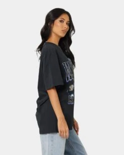 Mitchell & Ness Golden State Warriors Conference Champs Vintage T-Shirt Faded Black -Culture Kings 02040809 YB554 womens 0050