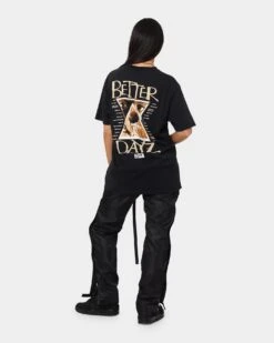 Tupac Better Dayz Vintage T-Shirt Washed Black -Culture Kings 02040822 YW607 womens 0030