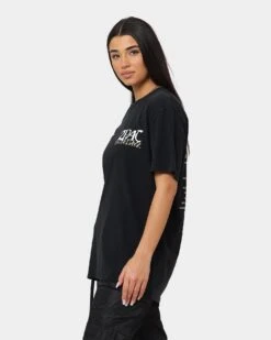 Tupac Better Dayz Vintage T-Shirt Washed Black -Culture Kings 02040822 YW607 womens 0070