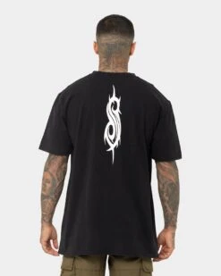 Slipknot Self Titled Vintage T-Shirt Washed Black -Culture Kings 02040835 YW607 mens 0040