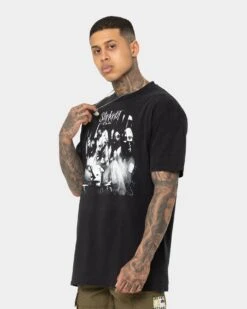 Slipknot Self Titled Vintage T-Shirt Washed Black -Culture Kings 02040835 YW607 mens 0060