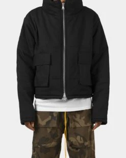 MNML Cropped Puffer Jacket Vintage Black -Culture Kings 02040845 YV009 mens 0020