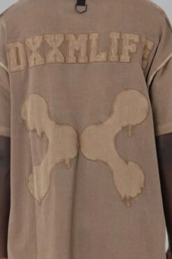 DXXMLife L-5 Txnal Oversized T-Shirt Brown/Brown -Culture Kings 02040924 YP415 mens 050