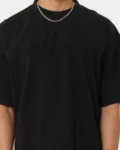 Carré Grid Iron Oversized T-Shirt Washed Black -Culture Kings 02040986 YW607 mens 0030