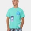 Carré X Kenny Scharf Chilaxia T-Shirt Aqua 1 Carré X Kenny Scharf Chilaxia T-Shirt Aqua -Culture Kings 02041070 YA200 mens 0010