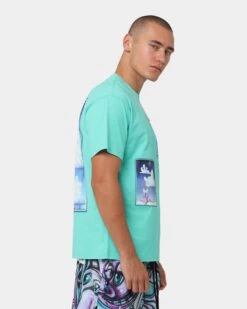 Carré X Kenny Scharf Chilaxia T-Shirt Aqua -Culture Kings 02041070 YA200 mens 0060