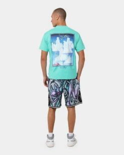 Carré X Kenny Scharf Chilaxia T-Shirt Aqua -Culture Kings 02041070 YA200 mens 0080