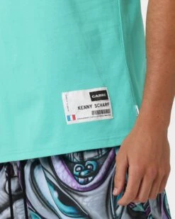 Carré X Kenny Scharf Chilaxia T-Shirt Aqua -Culture Kings 02041070 YA200 mens 0090