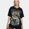 Goat Crew Heath And Wellness Vintage T-Shirt Black Wash -Culture Kings 02041283 YB295 womens 0010