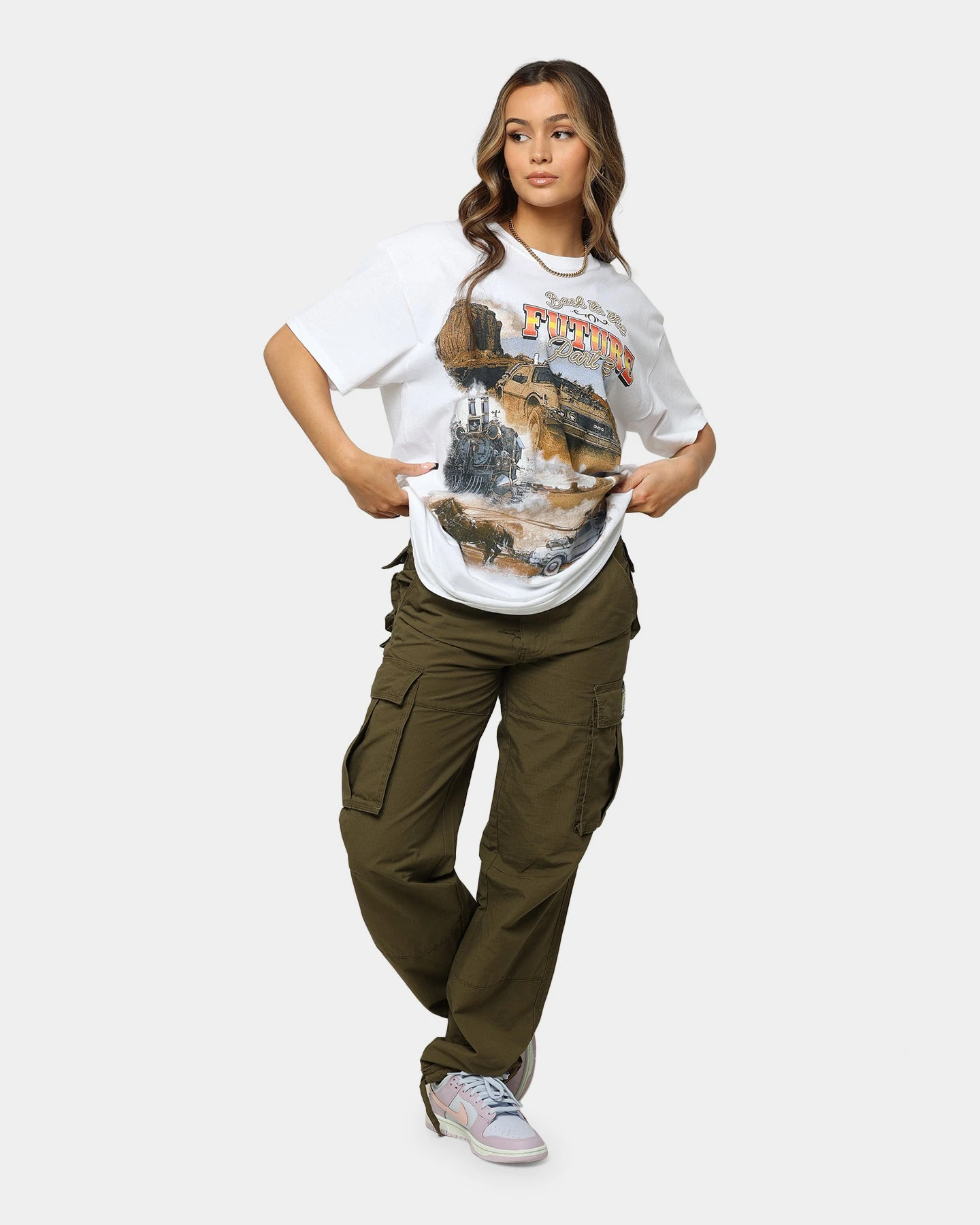 American Thrift X Back To The Future Back To The Future 3 Vintage T-Shirt White 4 American Thrift X Back To The Future Back To The Future 3 Vintage T-Shirt White - Image 2