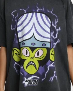 American Thrift X Powerpuff Girls Mojo Jojo Heavyweight Vintage T-Shirt Black Wash -Culture Kings 02041330 YB295 womens 0030