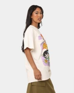 American Thrift X Powerpuff Girls Heavyweight Action Vintage T-Shirt Off White -Culture Kings 02041331 YO007 womens 0060