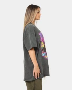 American Thrift X Bratz Bratz Logo Group Heavyweight Vintage T-Shirt Black Wash -Culture Kings 02041496 YB295 womens 0050