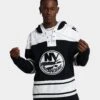 '47 BRAND 47 Brand New York Islanders Superior Lacer Hoodie Jet Black -Culture Kings 02041700 YB339 mens 0010