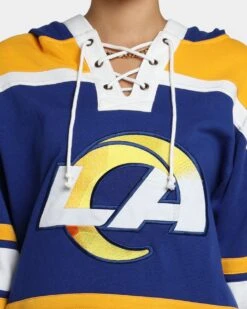 '47 BRAND 47 Brand Los Angeles Rams Superior Lacer Hoodie Royal -Culture Kings 02041710 YR400 womens 0030