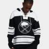 '47 BRAND 47 Brand Buffalo Sabres Superior Lacer Hoodie Jet Black -Culture Kings 02041726 YB339 mens 0010