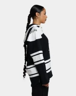 '47 BRAND 47 Brand San Antonio Spurs Superior Lacer Hoodie Jet Black -Culture Kings 02041728 YB339 womens 0050