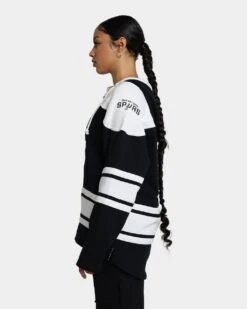 '47 BRAND 47 Brand San Antonio Spurs Superior Lacer Hoodie Jet Black -Culture Kings 02041728 YB339 womens 0060